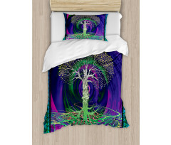 Digital Psychedelic Art Duvet Cover Set