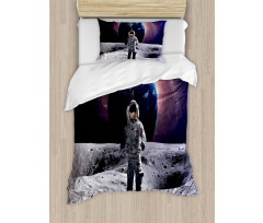 Brace Astronaut Cosmos Duvet Cover Set