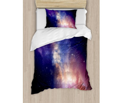 Stars in Supernova Sky Duvet Cover Set