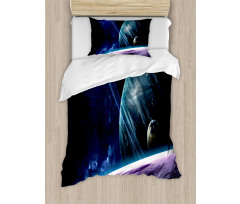 Universe with Planets Duvet Cover Set