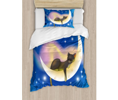 Baby Kids Cat Duvet Cover Set