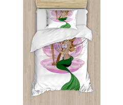 Fairytale Mermaid Art Duvet Cover Set