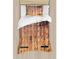 Timber Planks in Pale Tones Duvet Cover Set