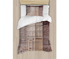 Old Wooden Timber Duvet Cover Set