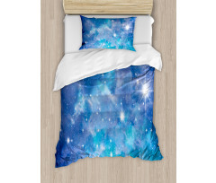 Planet Star Clusters Duvet Cover Set