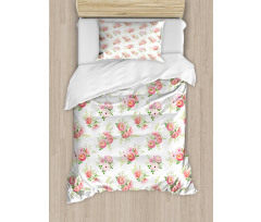 Magnolia Fresh Buds Duvet Cover Set