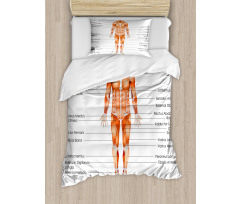 Biology Muscle System Duvet Cover Set