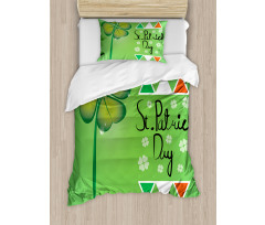 Clover Leaf Flags Duvet Cover Set