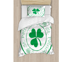 Irish Shamrock Duvet Cover Set