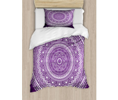 Mandala Floral Boho Duvet Cover Set