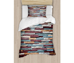 Abstract Colored Stones Duvet Cover Set