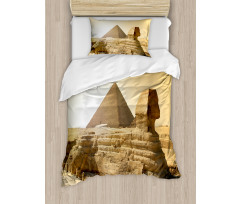 Egptian Pyramids Duvet Cover Set