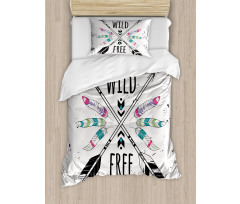 Arrows Words Native Duvet Cover Set