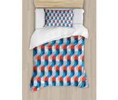 Mosaic Geometric Art Duvet Cover Set