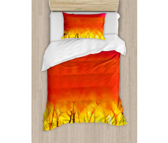 Colorful Abstract Tree Duvet Cover Set