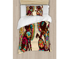 Patterns Monkey Duvet Cover Set