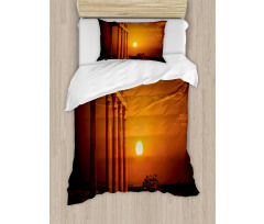 Antique Style Monument Duvet Cover Set