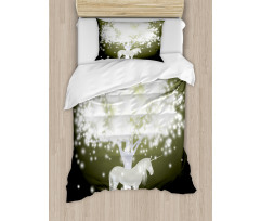 Unicorn Horse with Tree Duvet Cover Set