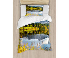 Country Scene and Lake Duvet Cover Set