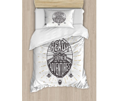 Motivational Adventure Duvet Cover Set