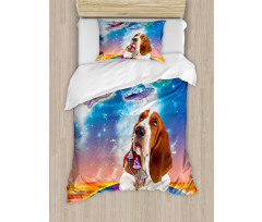 Cosmic Animals UFO Duvet Cover Set