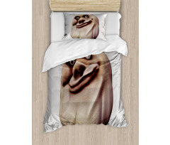 Awkward Meme Ugly Face Duvet Cover Set