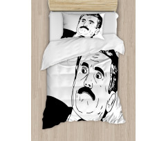 Reaction Human Comics Duvet Cover Set