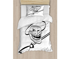 Spooky Halloween Spirit Duvet Cover Set