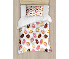 American Dessert Donuts Duvet Cover Set