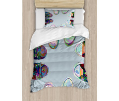 Friends Shoes in Street Duvet Cover Set