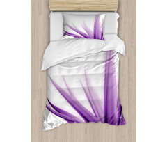 Purple Ombre Lotus Art Duvet Cover Set