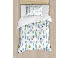 Botanic Desert Flowers Duvet Cover Set