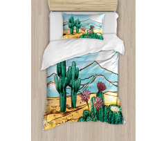 Cartoon Vector Design Duvet Cover Set