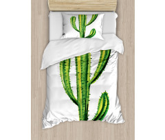 Mexican Cartoon Cactus Duvet Cover Set