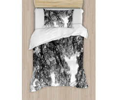Tree Branches and Leaves Duvet Cover Set
