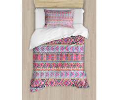 Retro Spring Aztec Art Duvet Cover Set