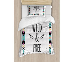 Geometric Boho Frame Duvet Cover Set