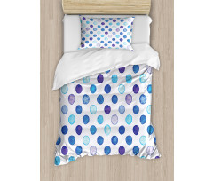 Blue Tones Soft Funky Duvet Cover Set