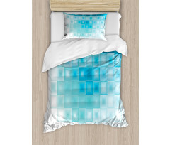 Fractal Square Shapes Duvet Cover Set