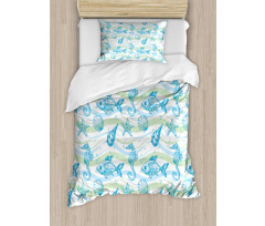 Ocean Shell Starfish Duvet Cover Set