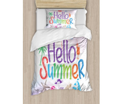 Summer Motivational Duvet Cover Set