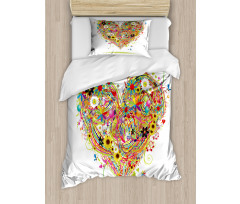 Watercolor Love Duvet Cover Set