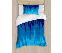 Abstract Gas Flame Fire Duvet Cover Set
