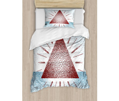 Dots Retro Pyramid Duvet Cover Set