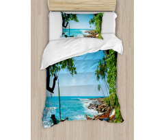 Tropical Ocean Scenery Duvet Cover Set