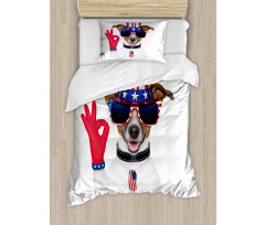 Jack Russell Dog Duvet Cover Set