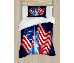 Justice and Liberty Duvet Cover Set