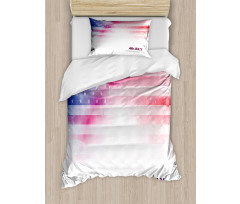 Grunge Flag Art Duvet Cover Set