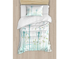 Floral Botany Blooms Duvet Cover Set