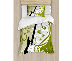 Electric Bass Guitar Duvet Cover Set